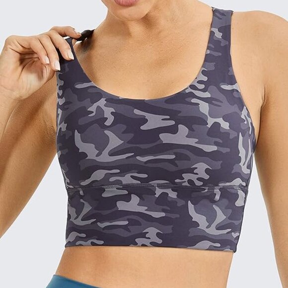 CRZ YOGA Camo Sports Bra - Picture 3 of 11